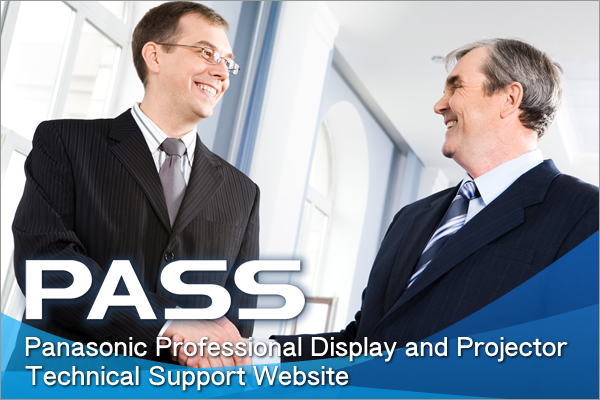PASS: Panasonic Professional Projector and Display Technical Support Website