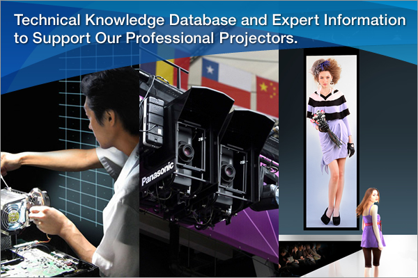 Technical Knowledge Database and Expert Information to Support Our Professional Projectors.